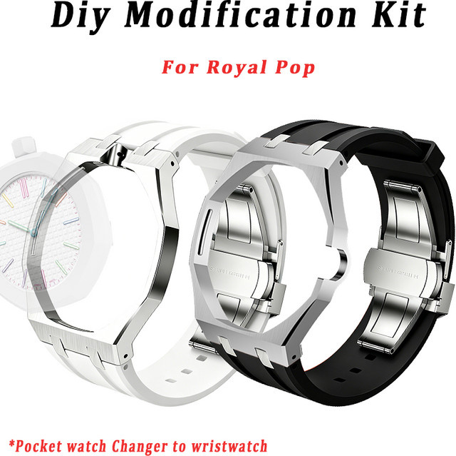 soul cool Modifikationsset Edelstahl, Silikonarmband, Silber, Unisex - Bild 1