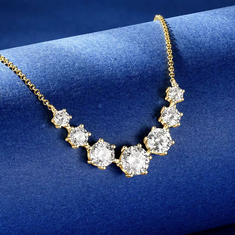 RAPRGOLD Anhänger Halskette, 925 Silber, Moissanit, Damen - Bild 2