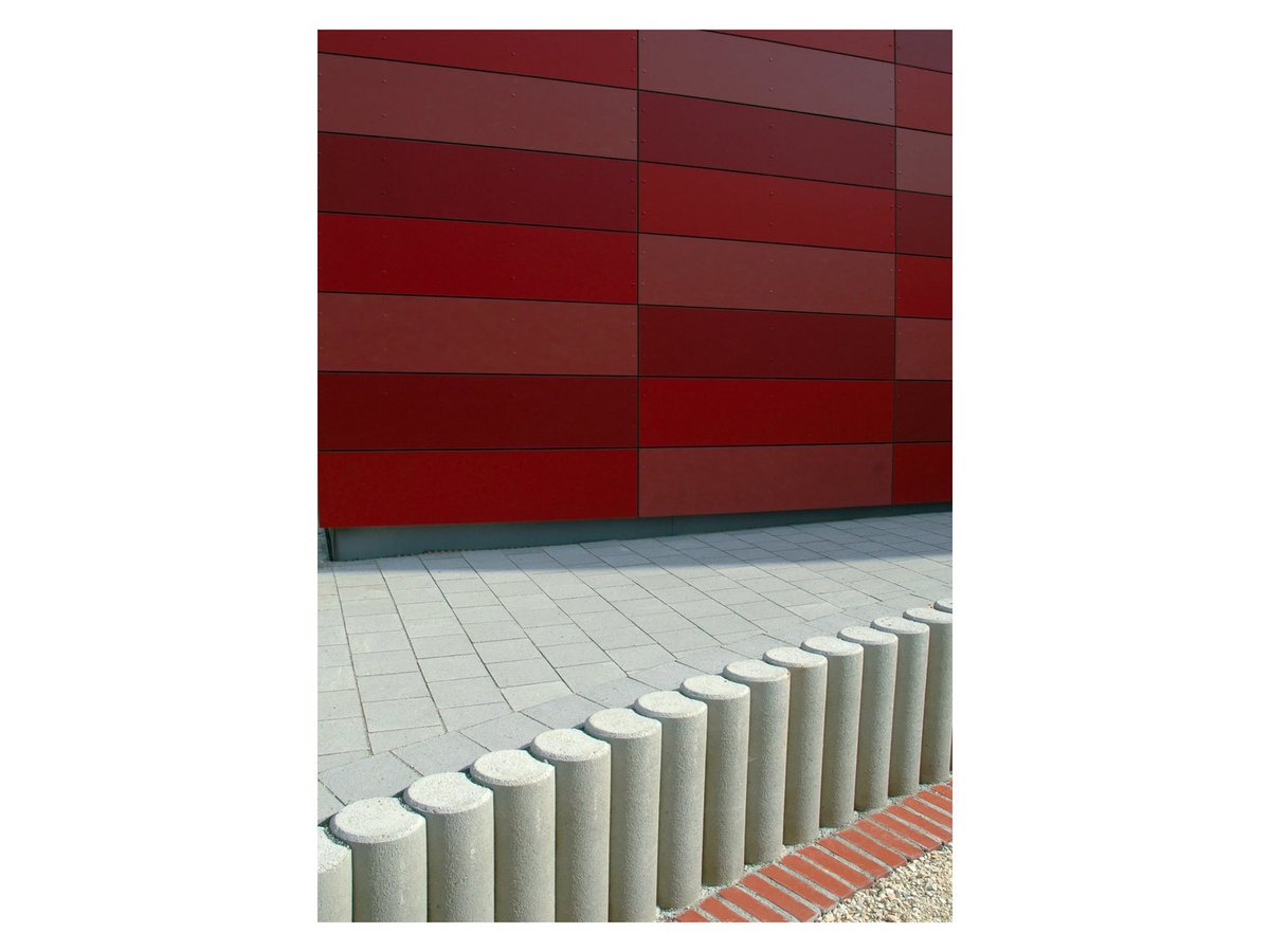 DIEPHAUS Verbundpalisade mondförmig in Grau, B/D/H: 20 x 20 x 80 cm - Bild 2