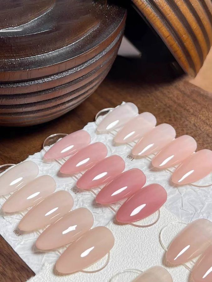MISS SHAKA Gel-Nagellack, Nude Pink, Glänzend - Bild 3