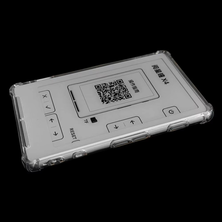 Xteink X4 Schutzhülle transparente TPU-Softshell mit vollständiger Abdeckung und Anti-Drop-Funktion - Bild 4