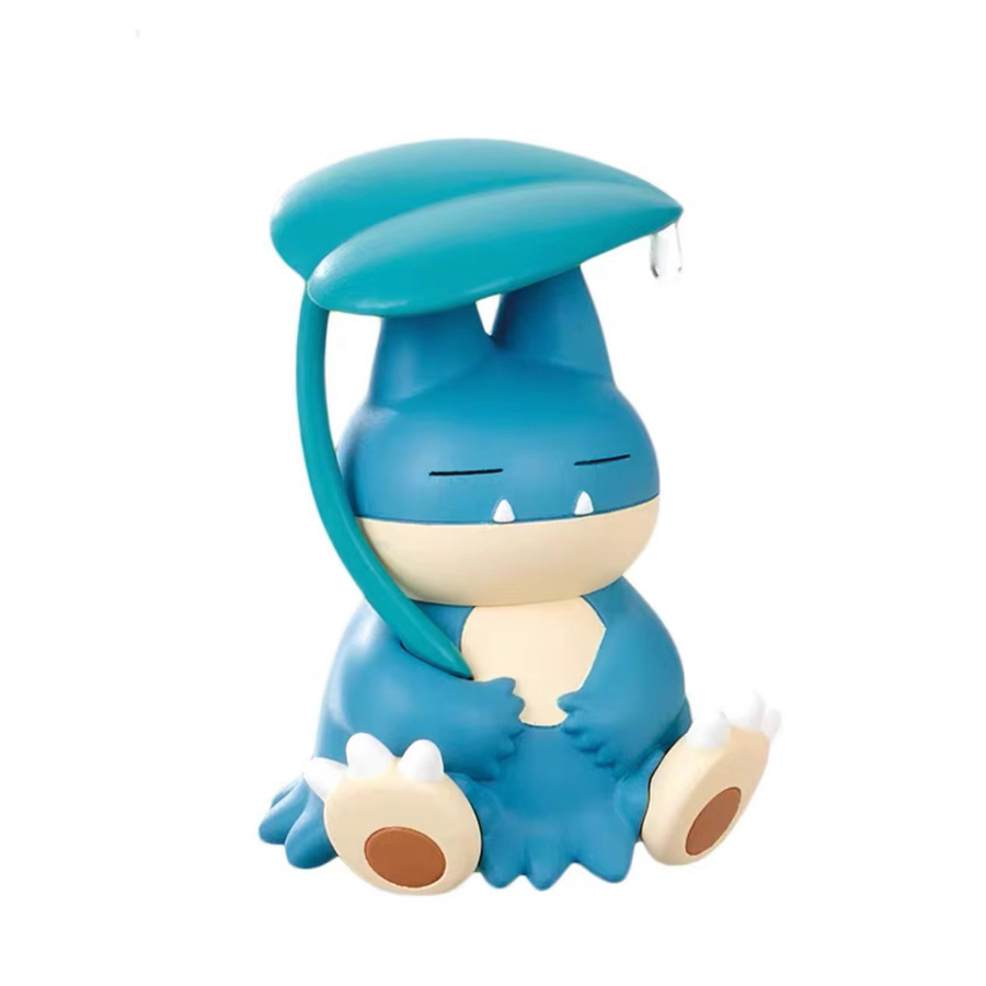 TOMY Pokémon Take Shelter From The Rain Goodra Snorlax Treecko Ornament, Zubehör, ab 6 Jahren - Bild 2