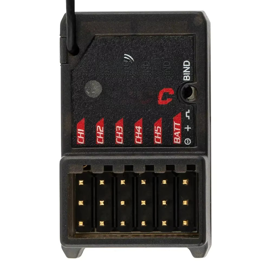 RadioMaster R85C 5ch 2,4 GHz 4in1 Multiprotokoll PWM-Empfänger mit externer Antenne in Schwarz - Bild 4