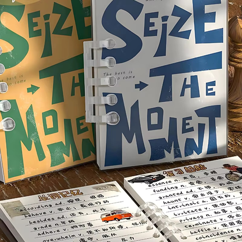 CHENJ A7 Loseblatt-Notizbuch mit 80 linierten Blättern im amerikanischen Stil - Bild 4