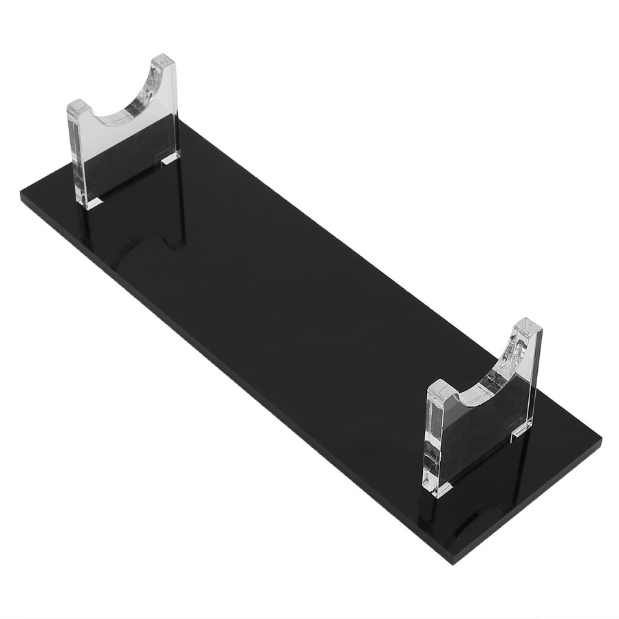mfySpace Acryl Schwertständer für die Tischplatte, minimalistischer Ausstellungsständer aus Kunststoff, transparent oder schwarz - Bild 3