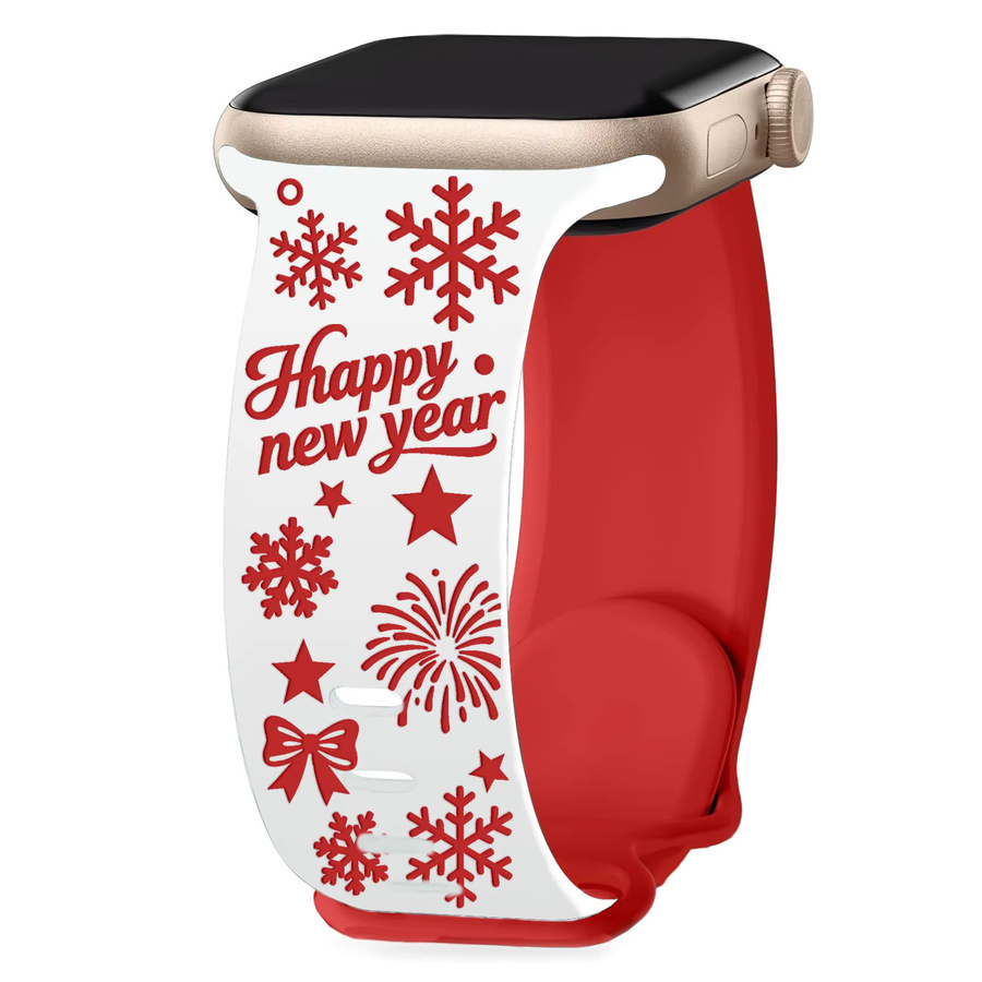 Uhrenarmband Silikon, Weihnachten, Unisex - Bild 2