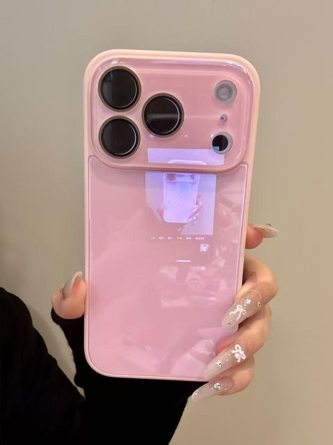 Rui Di Kamera Schutzhülle für iPhone 17 16 15 14 13 12 Pro Max mit gehärtetem Glas und stoßfestem Bumper in Rosa - Bild 1
