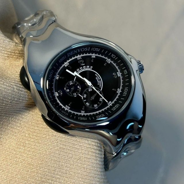 STARPERISH Armbanduhr Quarz, Edelstahl, Rot, Herren - Bild 1