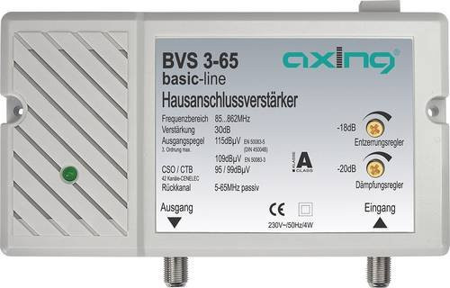 Axing BVS 3-65 Kabel-TV Verstärker 30 dB in Grau - Bild 1