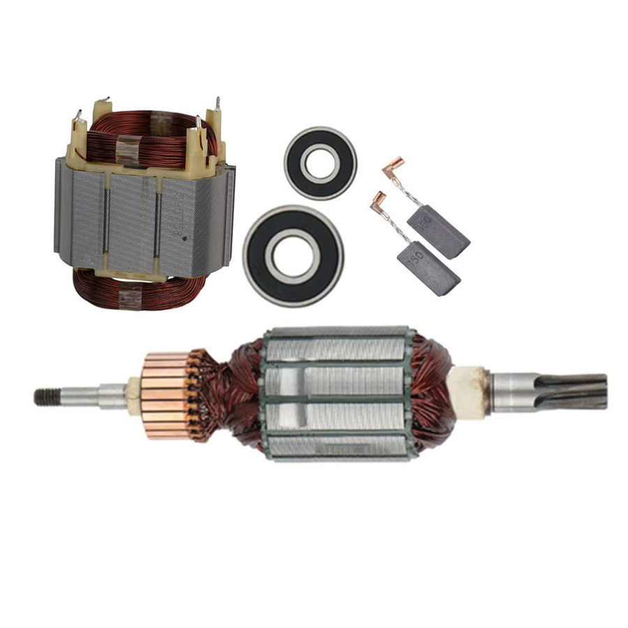 DAZZLEEX Stator W CB350 Kohlebürstenlager R625758-6 für Roto Elektrowerkzeuge HR4001C und HR4011C in Multicolour - Bild 2