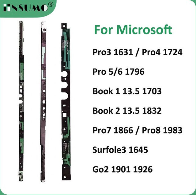 Ori Wi-Fi- und Bluetooth-Antenne für Microsoft Surface Pro 3 4 5 6 7 8 sowie Go 2, Schwarz - Bild 1