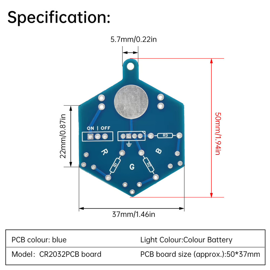 Aideepen DIY RGB LED Licht Platine Schweiß Kit zum Lernen für Anfänger und Studenten - Bild 2