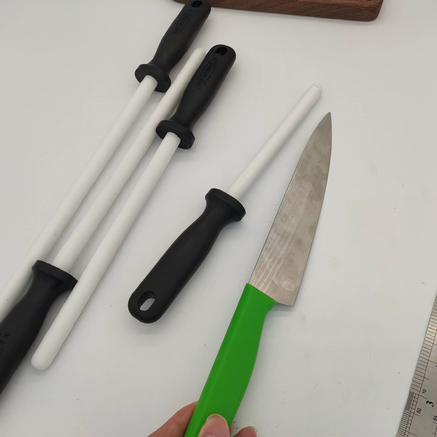 RSCHEF Keramik-Schärfstab in Weiß zum Schärfen von Küchenmessern und Scheren - Bild 2