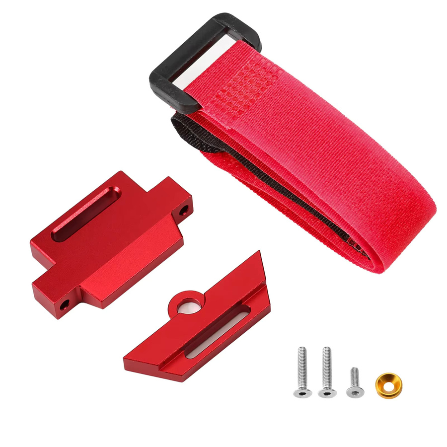 Traxxas Batteriehalterhalterung mit Batteriegurt, Metall, Zubehör - Bild 2