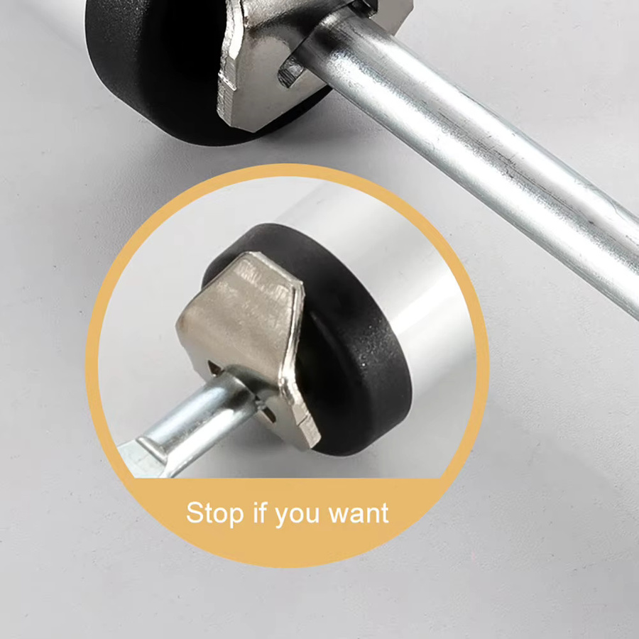 Automatischer Türschließer von Shunmaii aus Aluminiumlegierung mit einstellbarer Pufferkraft und Soft-Close-Funktion für bis zu 35 kg in Schwarz oder Silber - Bild 4