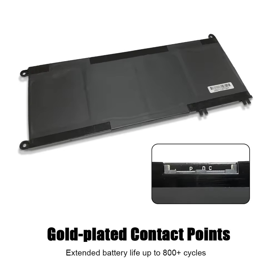 SKOWER Akku 56Wh 33YDH in Schwarz für Dell G3 3579 3779 G5 5587 G7 7588 Inspiron 15 7577 17 7778 7786 Latitude 3380 3490 Vostro 15-7580 - Bild 5