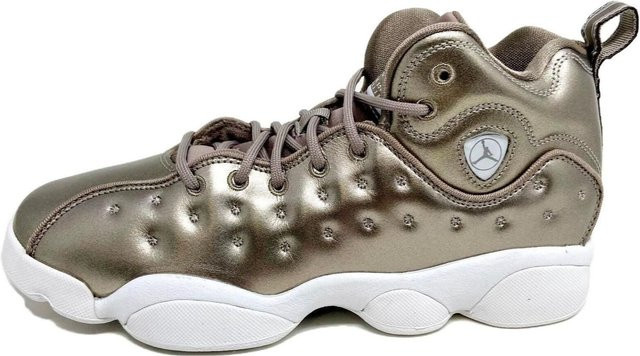 Air Jordan Jumpman Team 2 GS SE Kinder-Sneaker, Gold, Weiß-Edelrot-Sepia-Stein, 37.5 - Bild 1