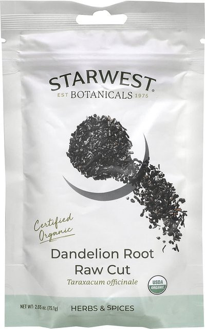 Starwest Botanicals Löwenzahnwurzel Bio roh geschnitten 75,1 g - Bild 1