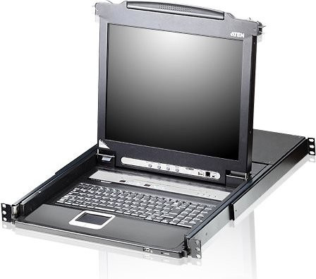Aten CL5708N 1U KVM-Switch Schwarz mit USB-A Anschlüssen - Bild 1