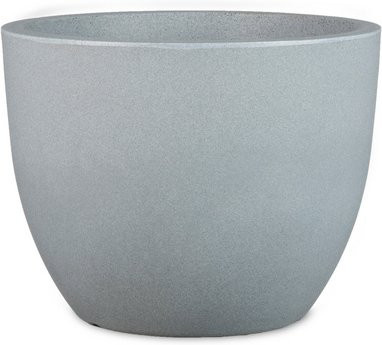 Pflanzgefäß SCHEURICH Palermo in Steingrau aus Kunststoff, Durchmesser: 30 cm, Höhe: 23 cm - Bild 1