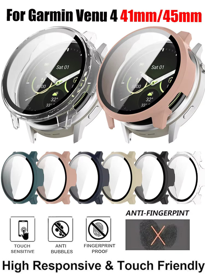 Garmin Uhrenzubehör, Glas und Hülle, Schwarz, Unisex - Bild 7