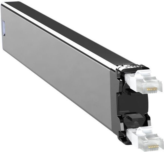 PATCHBOX Netzwerkkabel Cat6a U/FTP STP Weiß, Länge: 0,8 m - Bild 1