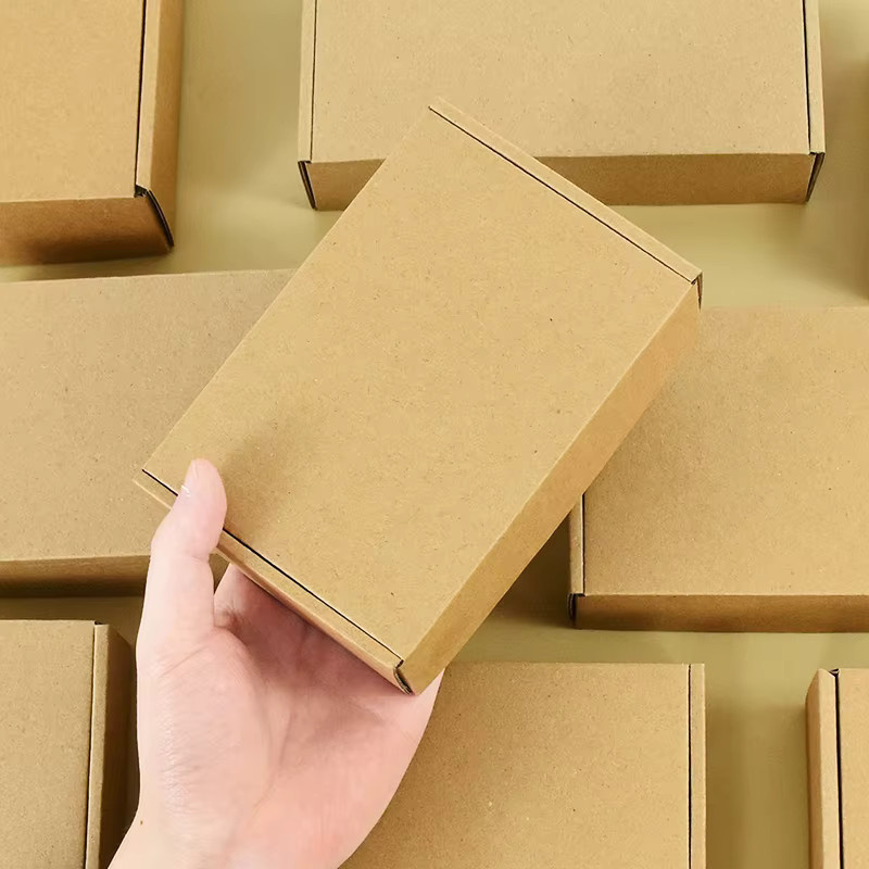 5er Set CYZIWEIN Kraftpapier-Geschenkboxen in Braun für Hochzeiten und Partys - Bild 2