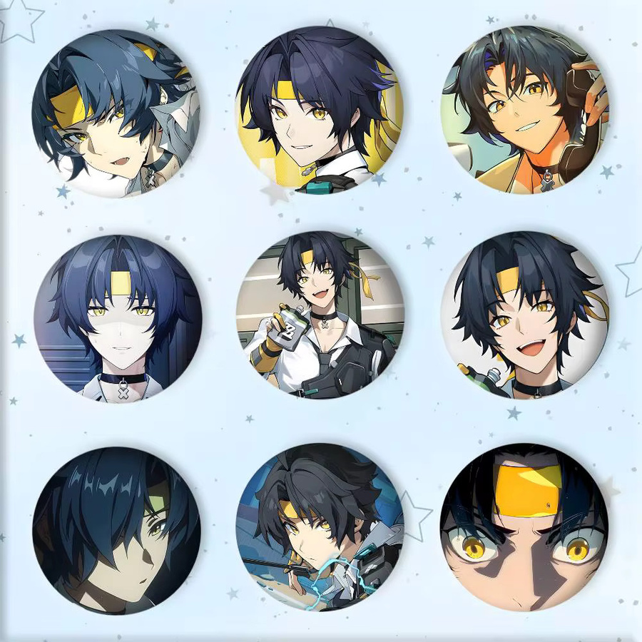 Bilibili Abzeichen Brosche, Emaille, Runde Pins - Bild 2