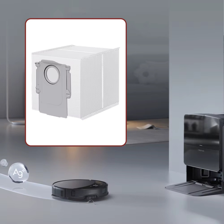 Roborock Zubehör-Set für Qrevo, Curv und Edge Modelle mit Seitenbürsten, Filtern, Mopps und Staubbeuteln aus Kunststoff - Bild 4