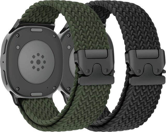 Samsung Smartwatch-Armband, Nylon, Schwarz, Unisex - Bild 1