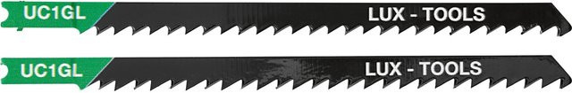 LUX-TOOLS Stichsägeblatt für Holz, T-Schaft, 75 mm, Grob, Schwarz - Bild 1