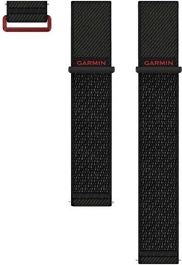Garmin Uhrenarmband Nylon, Schwarz, Unisex, 24 mm - Bild 1