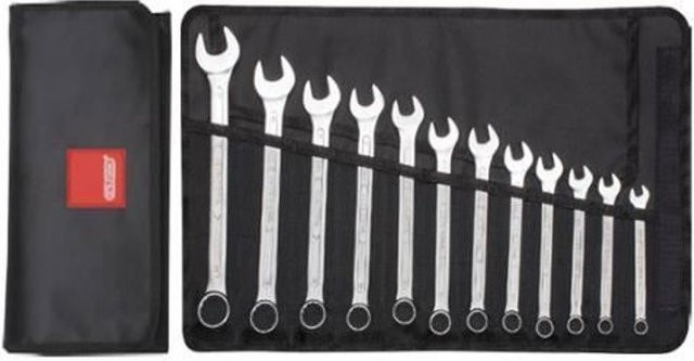 CETAFORM Kombinationsschlüssel-Set aus Edelstahl, 21-teilig, 6 bis 32 mm, inklusive Tasche, Silber - Bild 1