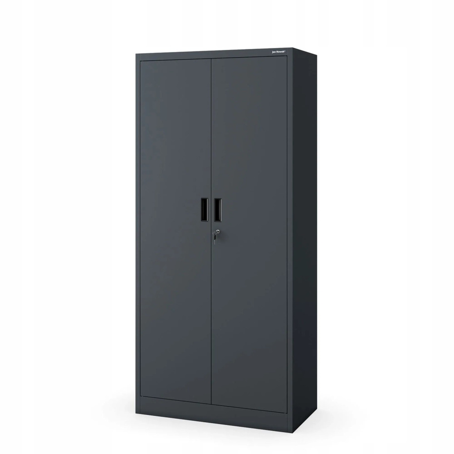Jan Nowak Aktenschrank Jan Compact aus Metall in Anthrazit mit Zylinderschloss und verstellbaren Einlegeböden, H x B x T: 175 x 80 x 40 cm - Bild 2