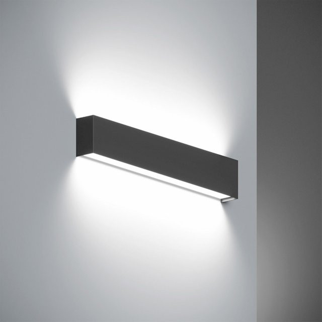 TeamItalia Simply Parete LED-Wandleuchte in Schwarz mit warmweißem Licht (2700K) - Bild 1
