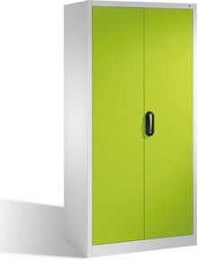 C+P Aktenschrank Acurado mit Drehtüren, 5 Ordnerhöhen, Front Viridingrün, Korpus Lichtgrau, H: 195,0 cm, B: 93,0 cm, T: 60,0 cm - Bild 1