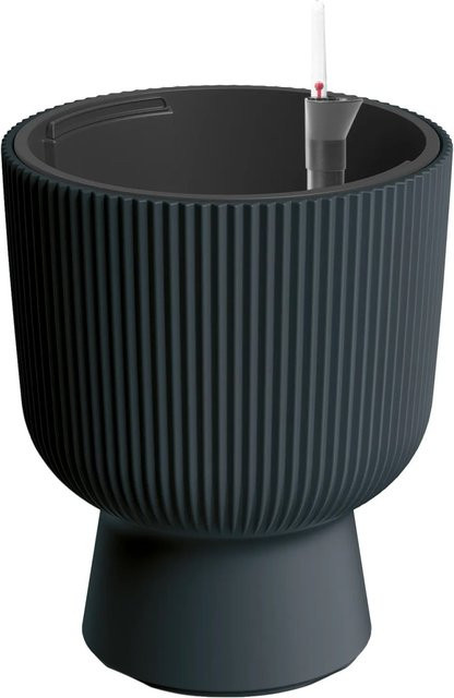 VidaAtHome.de Design-Pflanzgefäß ALVY mit Bewässerungseinsatz, Anthrazit, Durchmesser: 24 cm - Bild 1