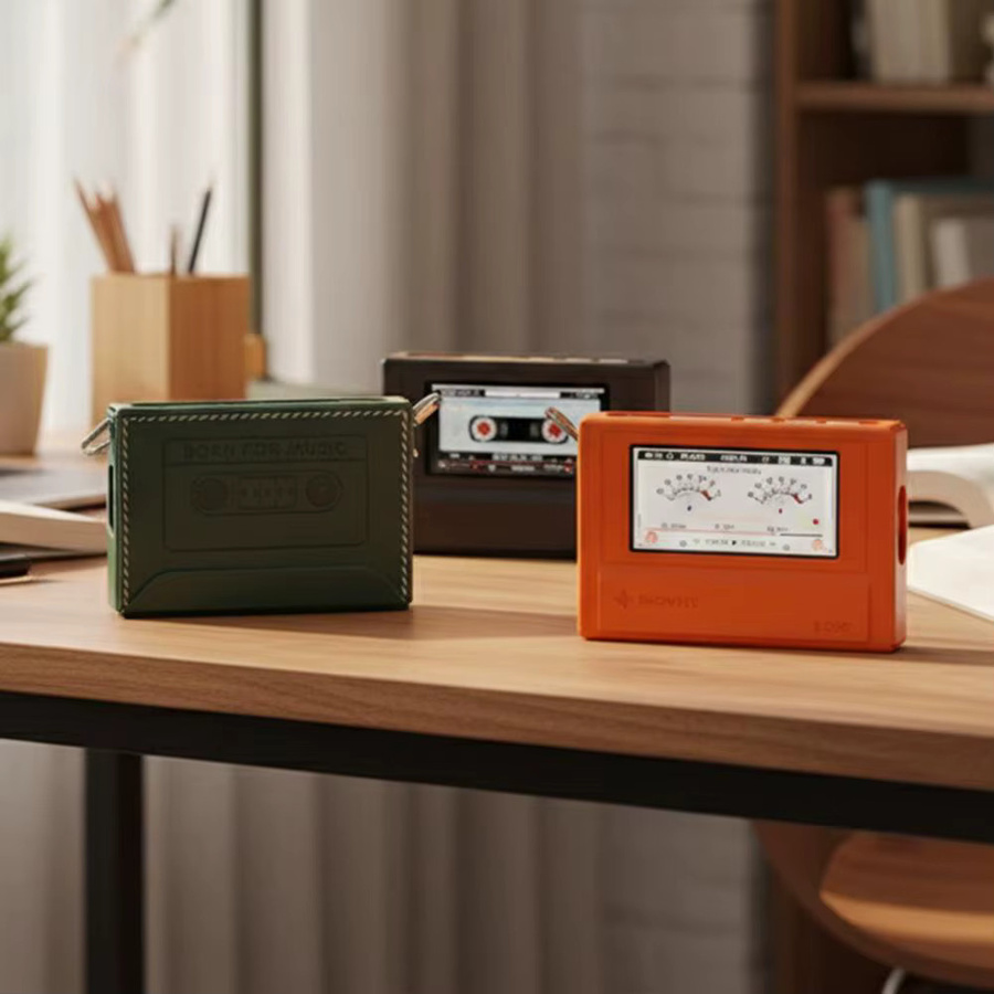 FiiO SnowSky ECHO Schutzhülle aus Leder, transparent und schwarz, tragbare Schutzhülle für Musikplayer - Bild 3