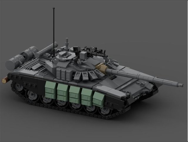 OUZEY MOC Baustein Militärpanzer Modell, Fahrzeug, ab 14 Jahre - Bild 1