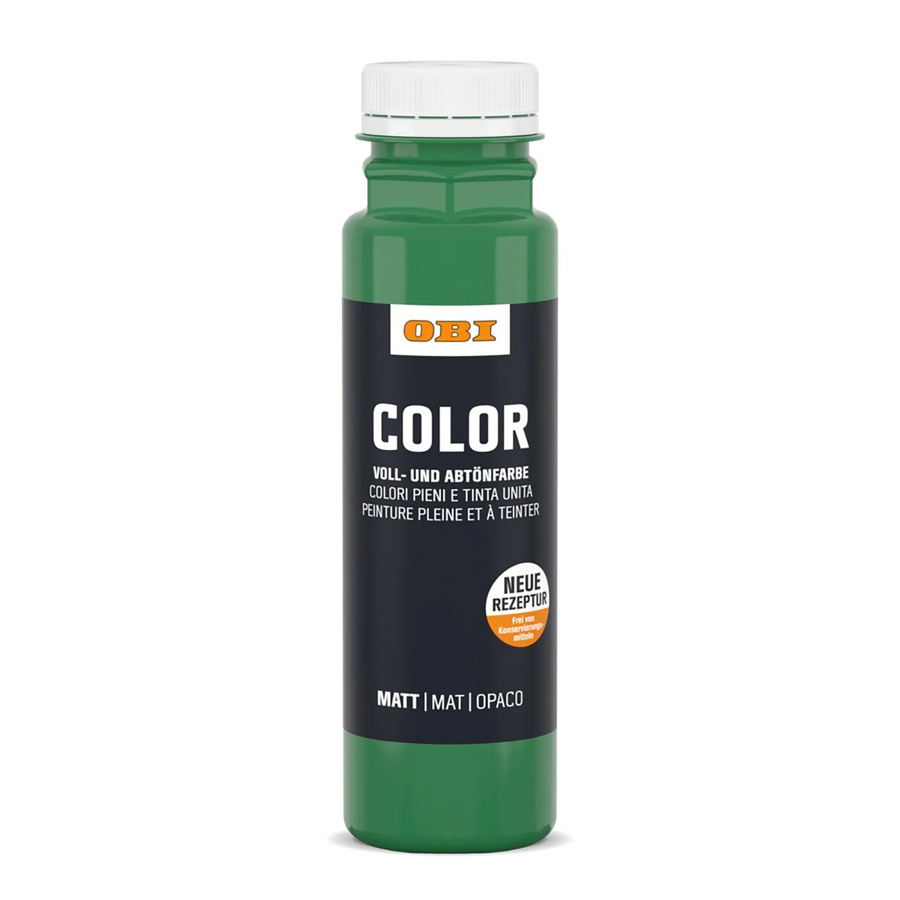 OBI Color Abtönfarbe Olivgrün wasserbasiert 250 ml - Bild 2