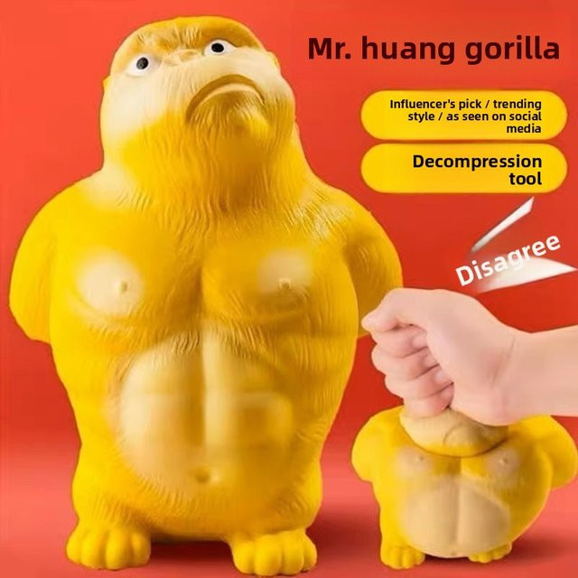 Gorilla Dekompression Pinch Toy Vent Trick Dekompressionsartefakt - Bild 1