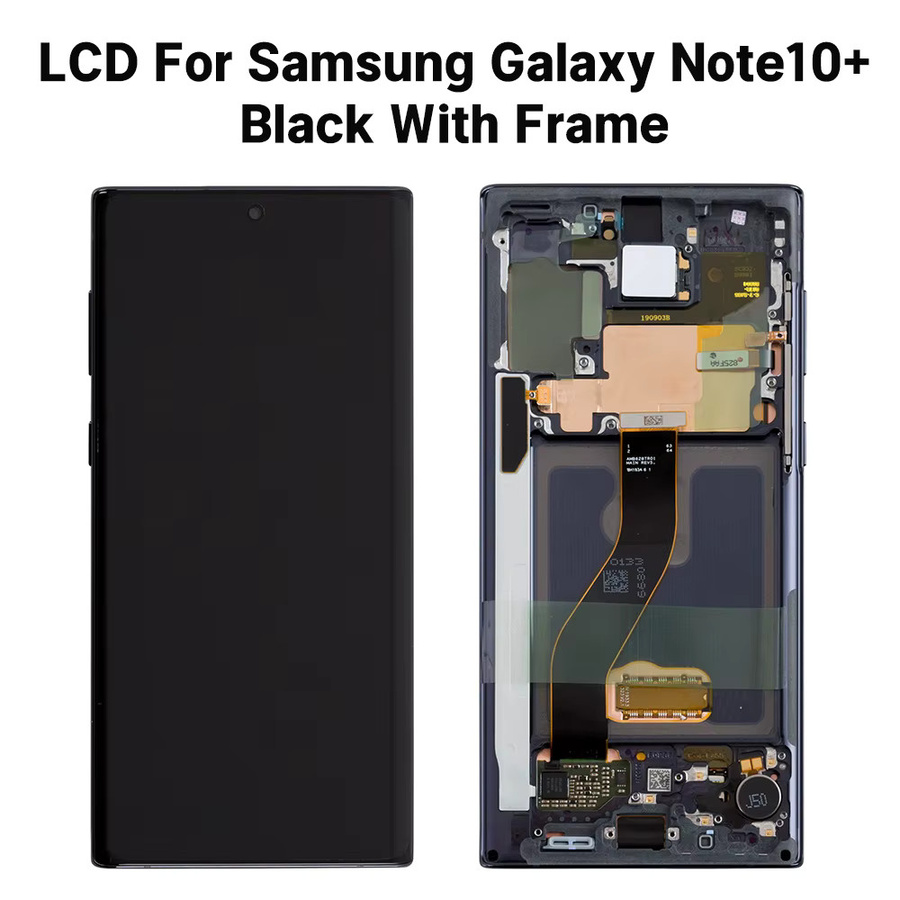 Samsung Galaxy Note 10 Plus AMOLED Display LCD Touchscreen Digitizer Ersatz in Schwarz für SM-N975F N975U - Bild 3