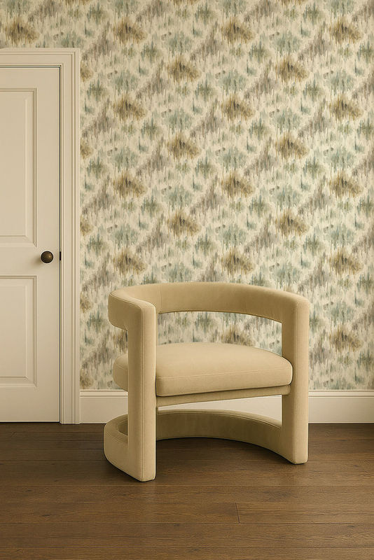 Clarke & Clarke Wallpaper Trueno Mineral - Abstrakte Vlies Tapete in Grau, Beige und Multicolour - Bild 3