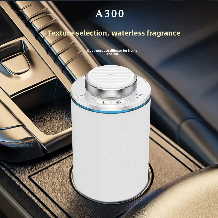 GRTCO Mini Wasserloser Auto-Aroma-Diffusor, USB wiederaufladbare tragbare Duftmaschine für Auto, Schlafzimmer und Spa, Schwarz oder Weiß - Bild 4