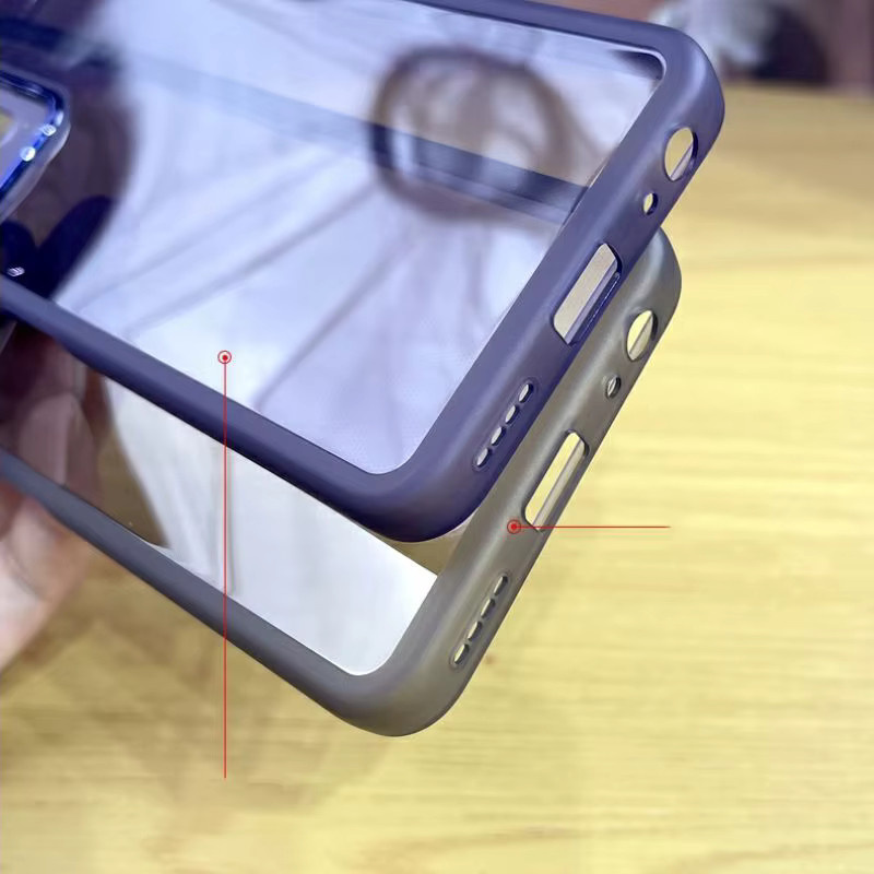 Stoßfeste Silikon Schutzhülle für Motorola Moto G85, Moto G35, Moto G34, G45 und Moto S50 Neo in Transparent - Bild 3