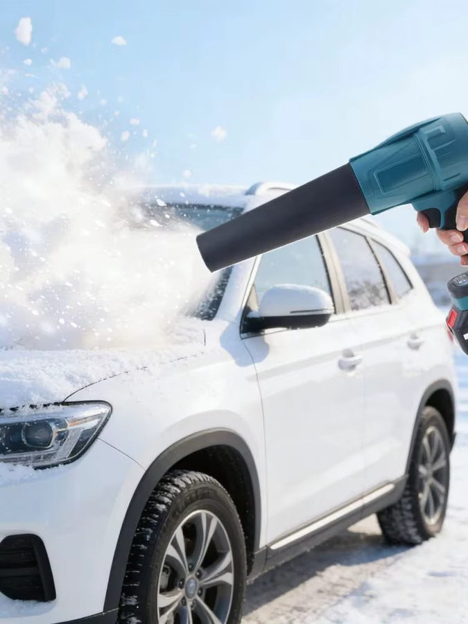 Makita Bürstenloser kabelloser Laubbläser mit 3500W für Akku als handgeführter Staubbläser - Bild 8