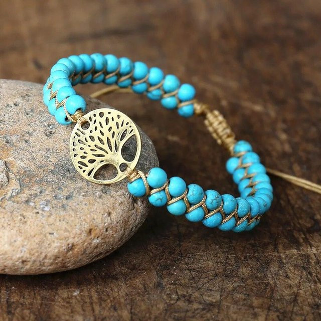 NEIPO Armband, Perle, Messing, blue, Damen - Bild 1