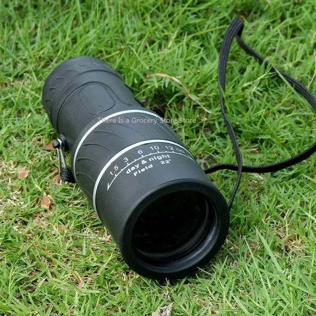 NUOYING HD Professionelles Monokular in Schwarz, leistungsstarkes Fernglas und tragbares Hochleistungsteleskop für die Jagd und Vogelbeobachtung - Bild 1