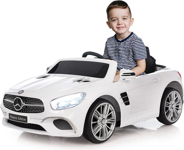 Jamara Mercedes-Benz SL 400 Kinder-Elektroauto weiß ab 3 Jahren - Bild 1