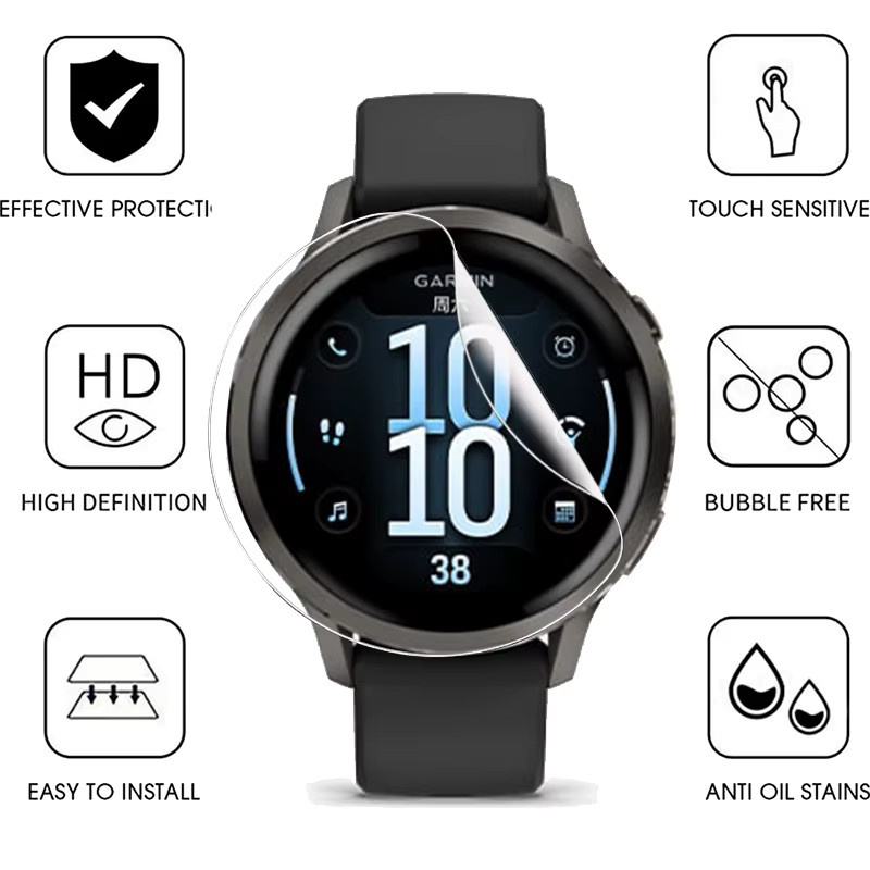 Garmin Displayschutzfolie, Silikon, transparent, Unisex - Bild 3